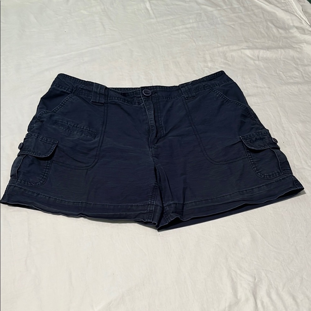 Cabela's Dark Blue Women's Cargo Shorts Size 10
